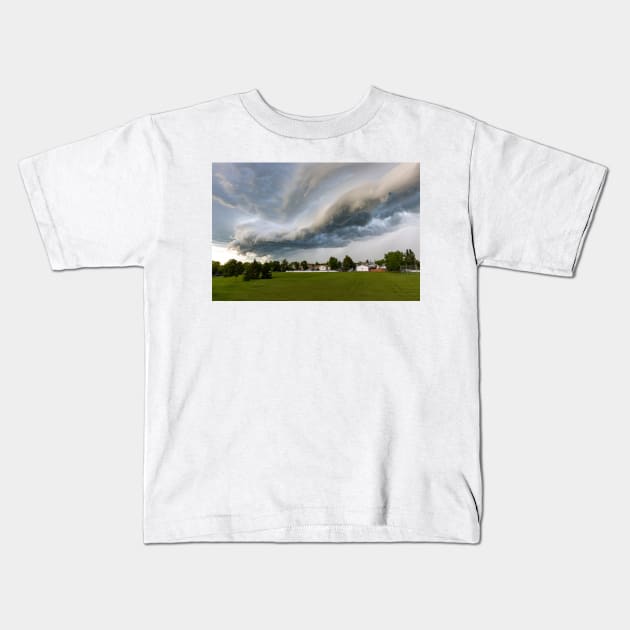 Storm Cloud Kids T-Shirt by saku1997